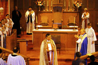 The Rev. David Lui installed as Rector, Church of the Incarnation, San Francisco.